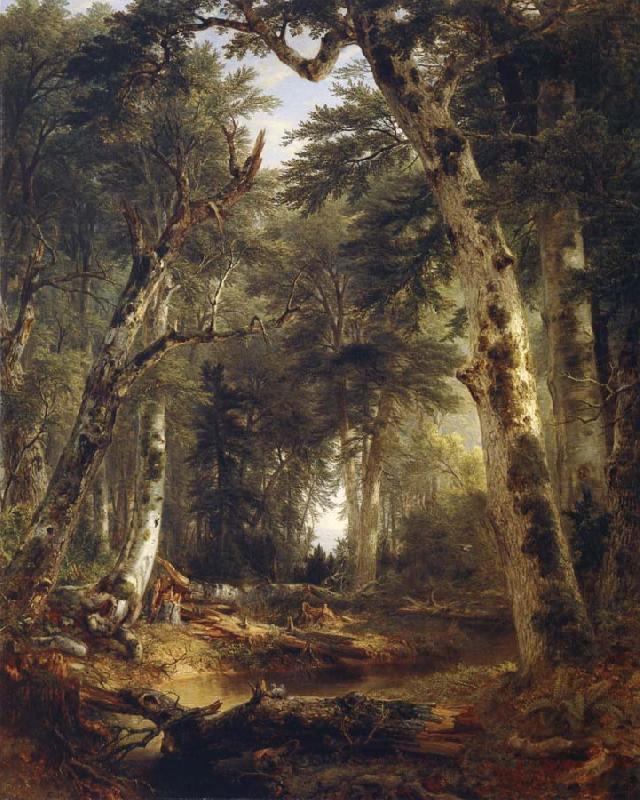 Asher Brown Durand In the woods china oil painting image